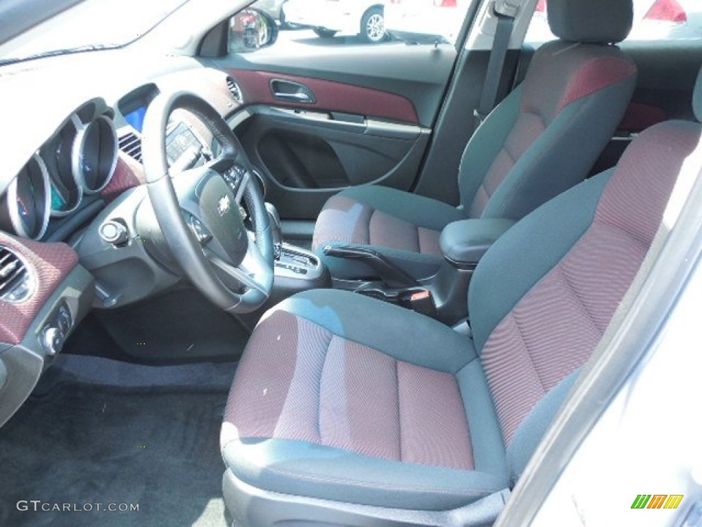Jet Black/Sport Red Interior 2012 Chevrolet Cruze LT Photo #81167232