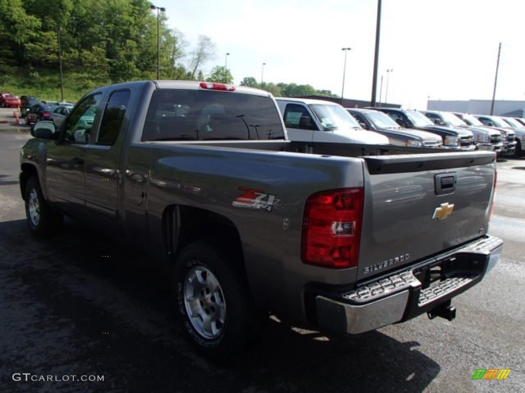 2013 Silverado 1500 LT Extended Cab 4x4 - Graystone Metallic / Ebony photo #6