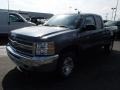 2013 Blue Granite Metallic Chevrolet Silverado 1500 LT Extended Cab 4x4  photo #4