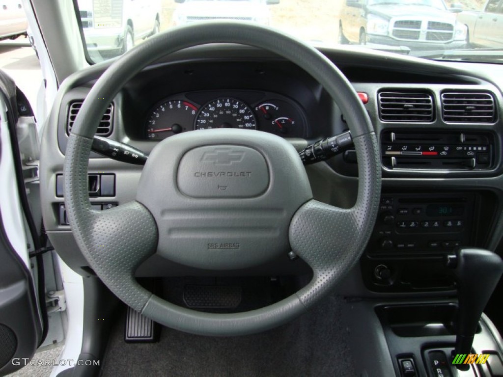 2002 Chevrolet Tracker Convertible Medium Gray Steering Wheel Photo #81167467