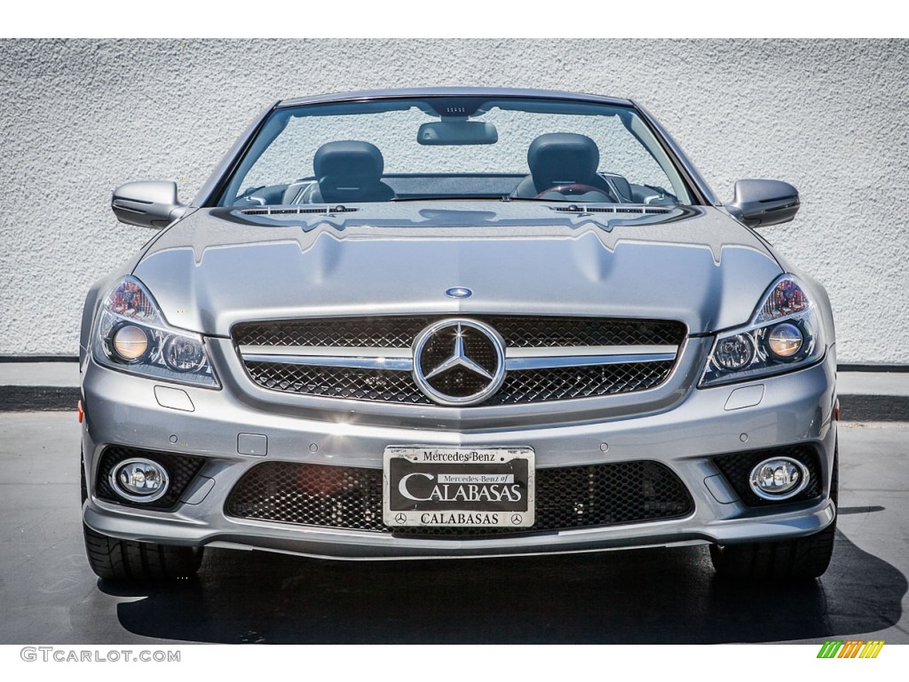 2011 SL 550 Roadster - Palladium Silver Metallic / Black photo #2