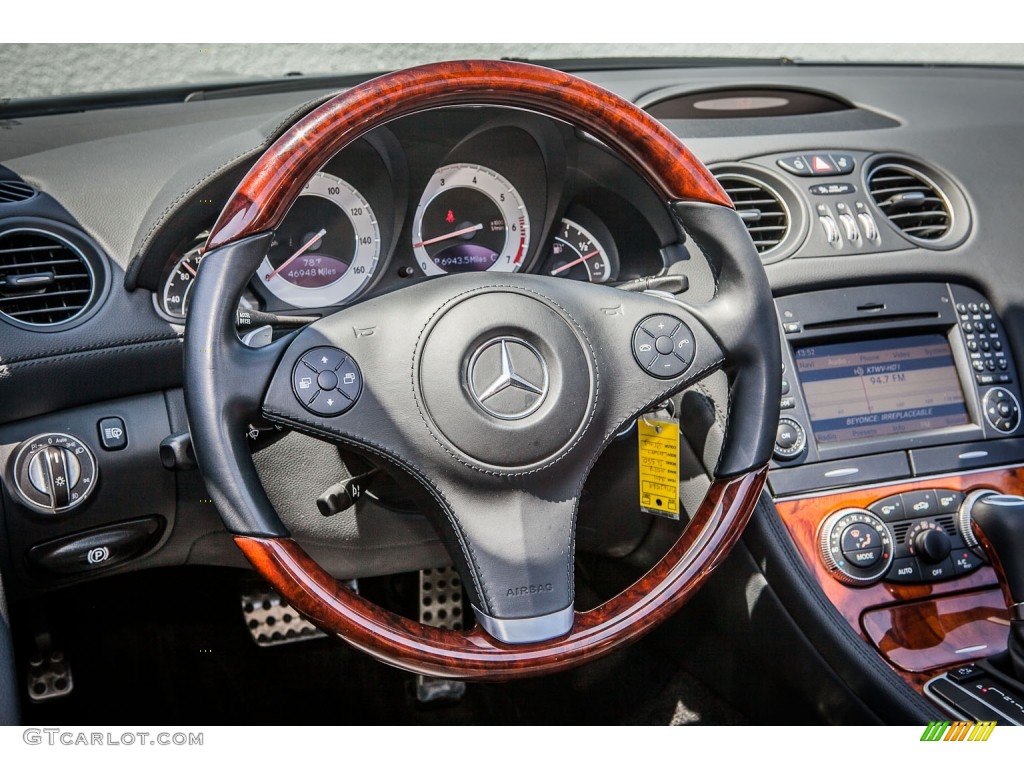 2011 SL 550 Roadster - Palladium Silver Metallic / Black photo #15