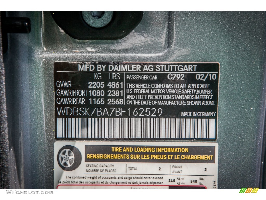 2011 SL 550 Roadster - Palladium Silver Metallic / Black photo #20