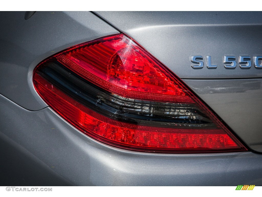 2011 SL 550 Roadster - Palladium Silver Metallic / Black photo #29