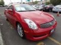 2006 Laser Red Pearl Infiniti G 35 Coupe  photo #13