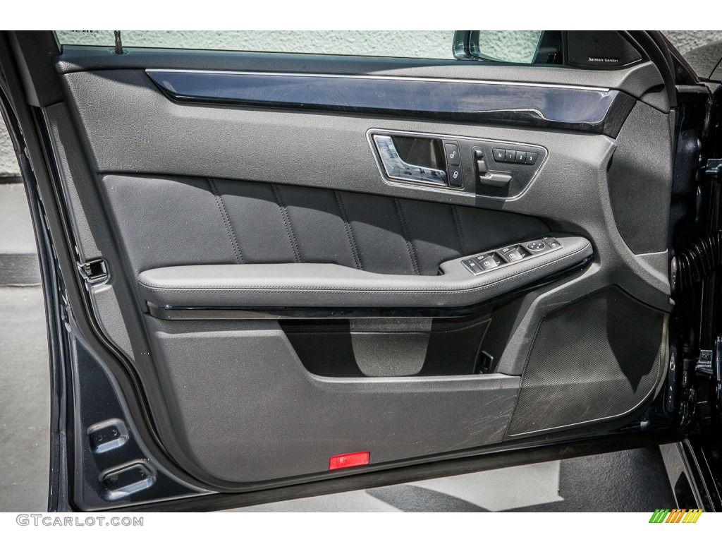 2011 Mercedes-Benz E 350 Sedan Black Door Panel Photo #81169041
