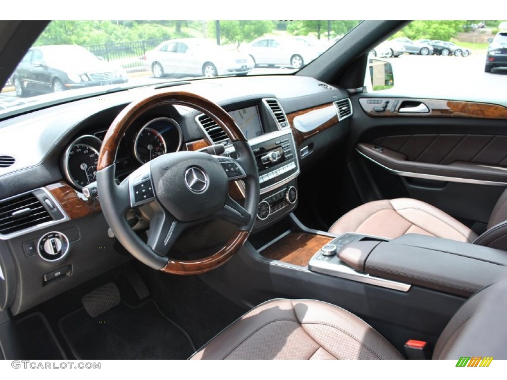 Black Tobacco Brown Interior 2013 Mercedes Benz Gl 550