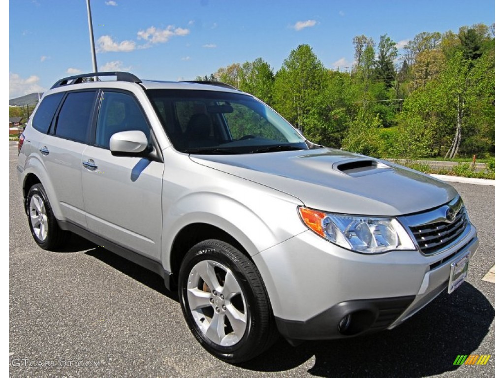 2009 Forester 2.5 XT Limited - Spark Silver Metallic / Black photo #1