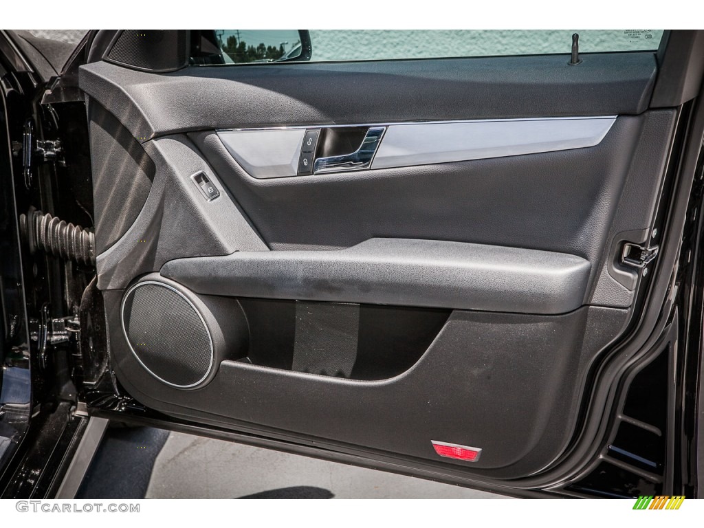 2010 Mercedes-Benz C 300 Sport Black Door Panel Photo #81169789