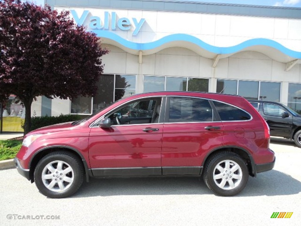 2008 CR-V EX 4WD - Tango Red Pearl / Gray photo #2