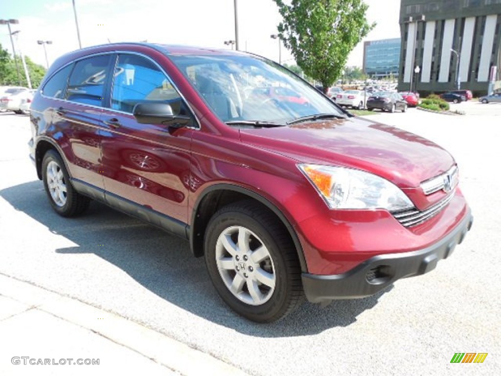 2008 CR-V EX 4WD - Tango Red Pearl / Gray photo #5