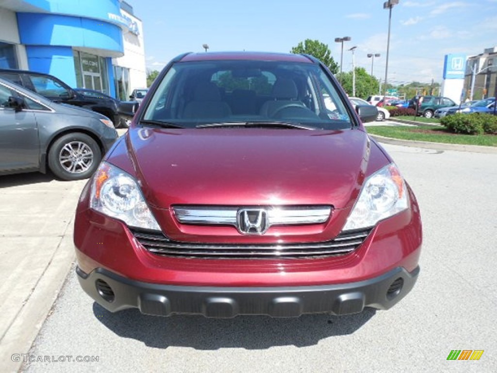 2008 CR-V EX 4WD - Tango Red Pearl / Gray photo #6