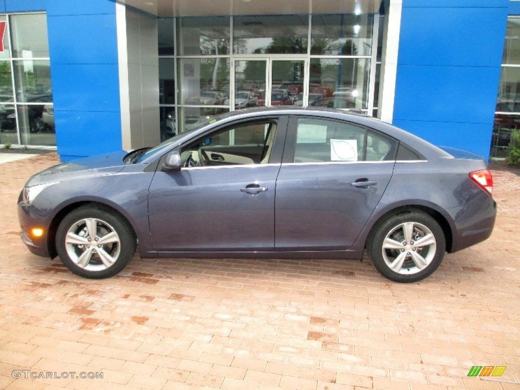 2013 Cruze LT - Atlantis Blue Metallic / Cocoa/Light Neutral photo #13