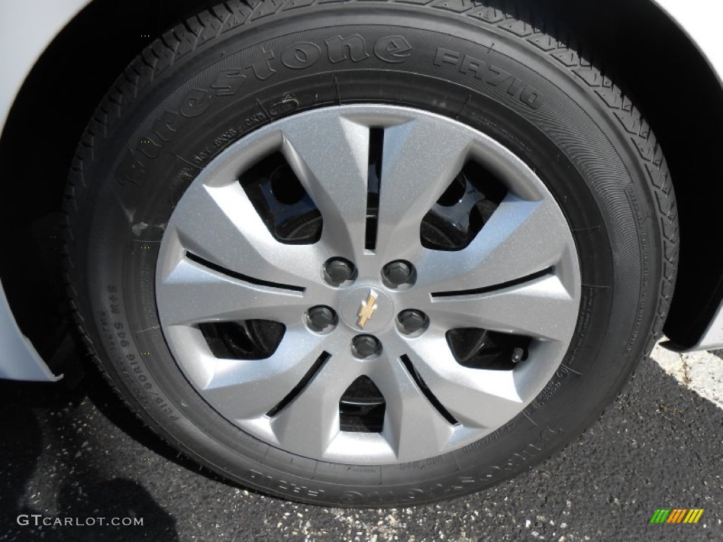 2013 Cruze LS - Summit White / Jet Black/Medium Titanium photo #11