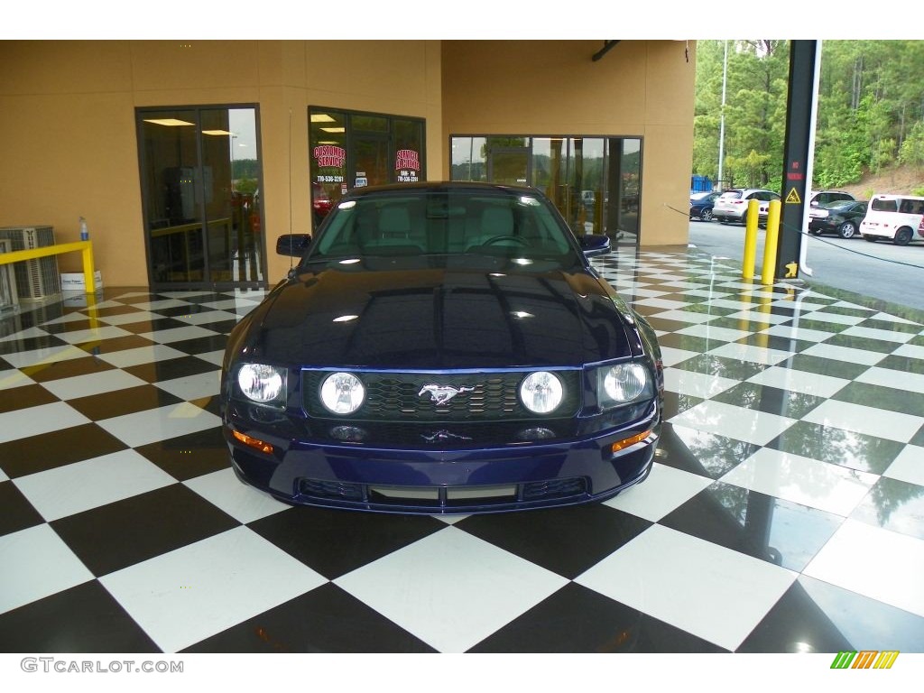 2006 Mustang V6 Premium Coupe - Vista Blue Metallic / Light Graphite photo #2