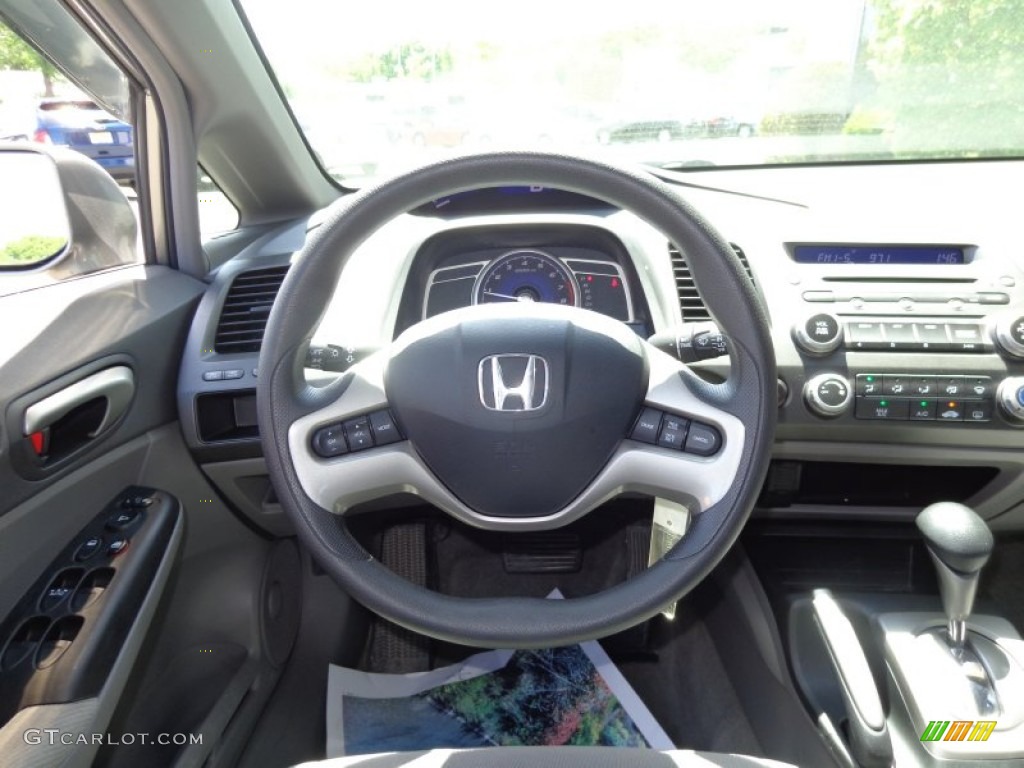 2006 Honda Civic EX Sedan Gray Steering Wheel Photo #81172815