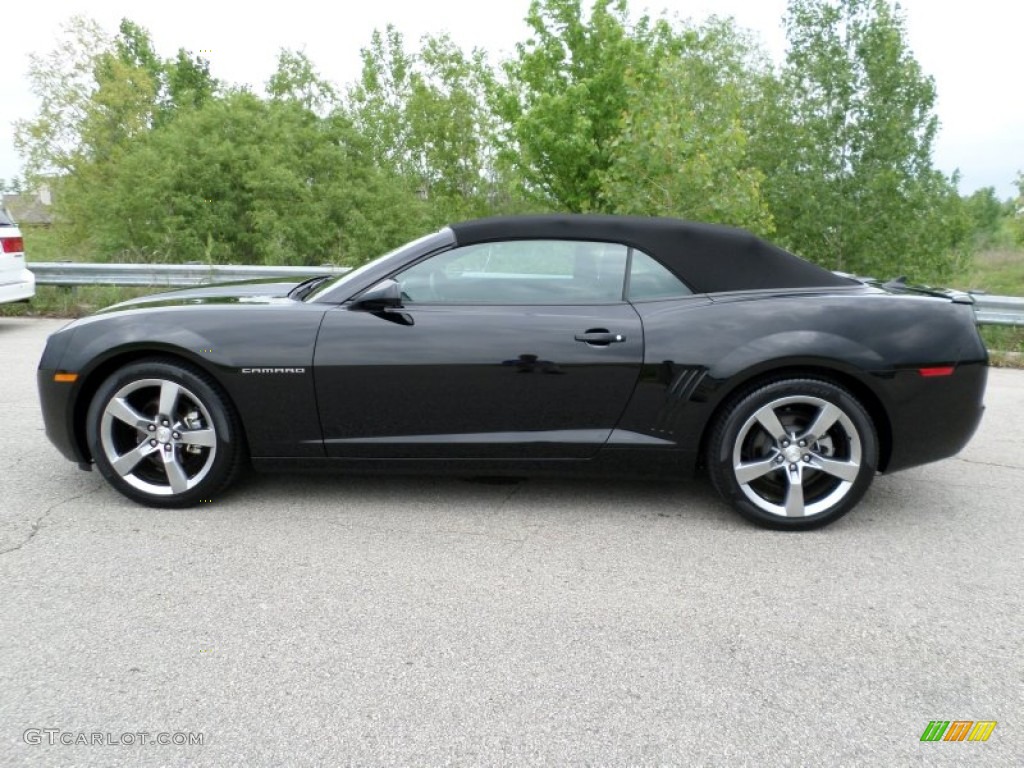 Black 2012 Chevrolet Camaro LT/RS Convertible Exterior Photo #81173367