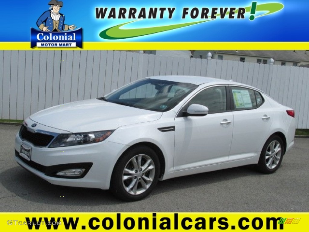 Snow White Pearl Kia Optima