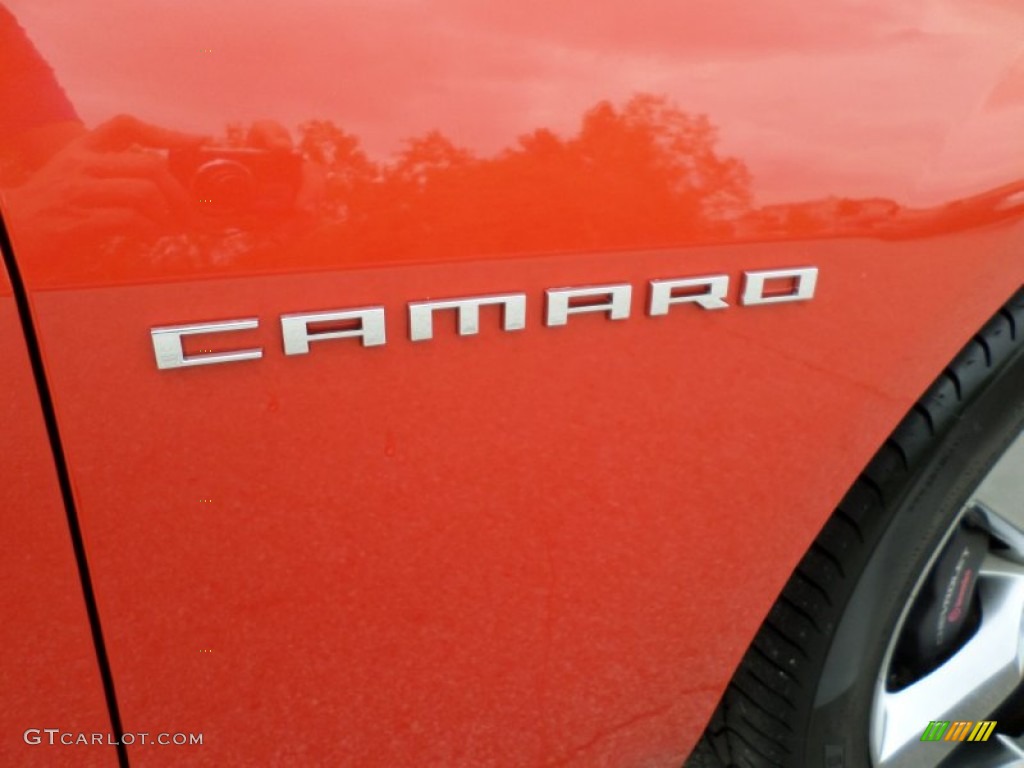2012 Camaro SS/RS Convertible - Inferno Orange Metallic / Inferno Orange/Black photo #11