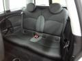 2010 Mini Cooper Grey/Carbon Black Interior Rear Seat Photo