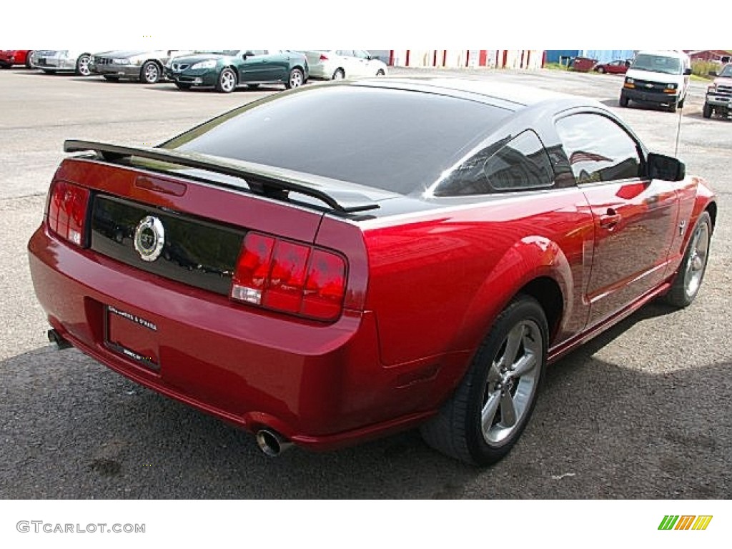 2009 Mustang GT Premium Coupe - Dark Candy Apple Red / Dark Charcoal photo #9