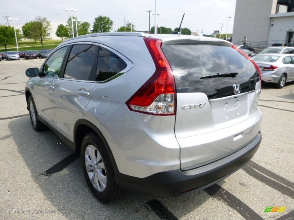 2013 CR-V EX-L AWD - Alabaster Silver Metallic / Black photo #5