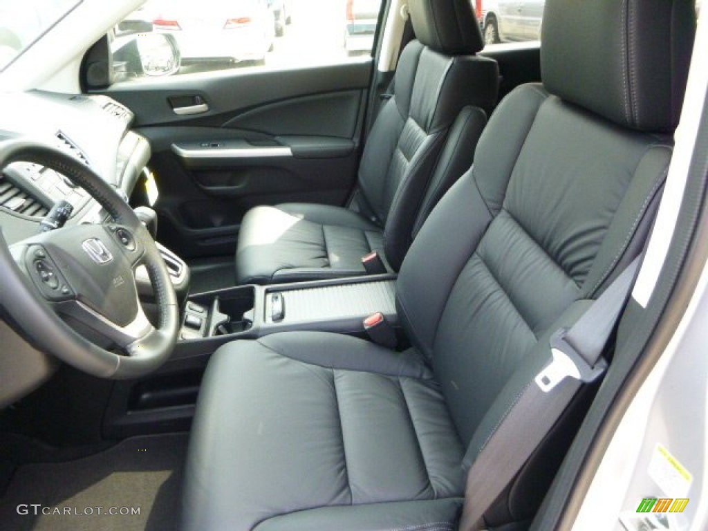 2013 CR-V EX-L AWD - Alabaster Silver Metallic / Black photo #10