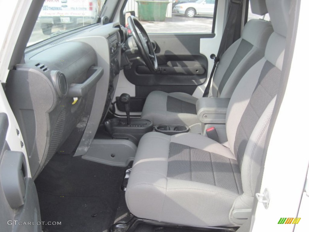 Dark Slate Gray/Medium Slate Gray Interior 2009 Jeep Wrangler Unlimited X 4x4 Right Hand Drive Photo #81174743