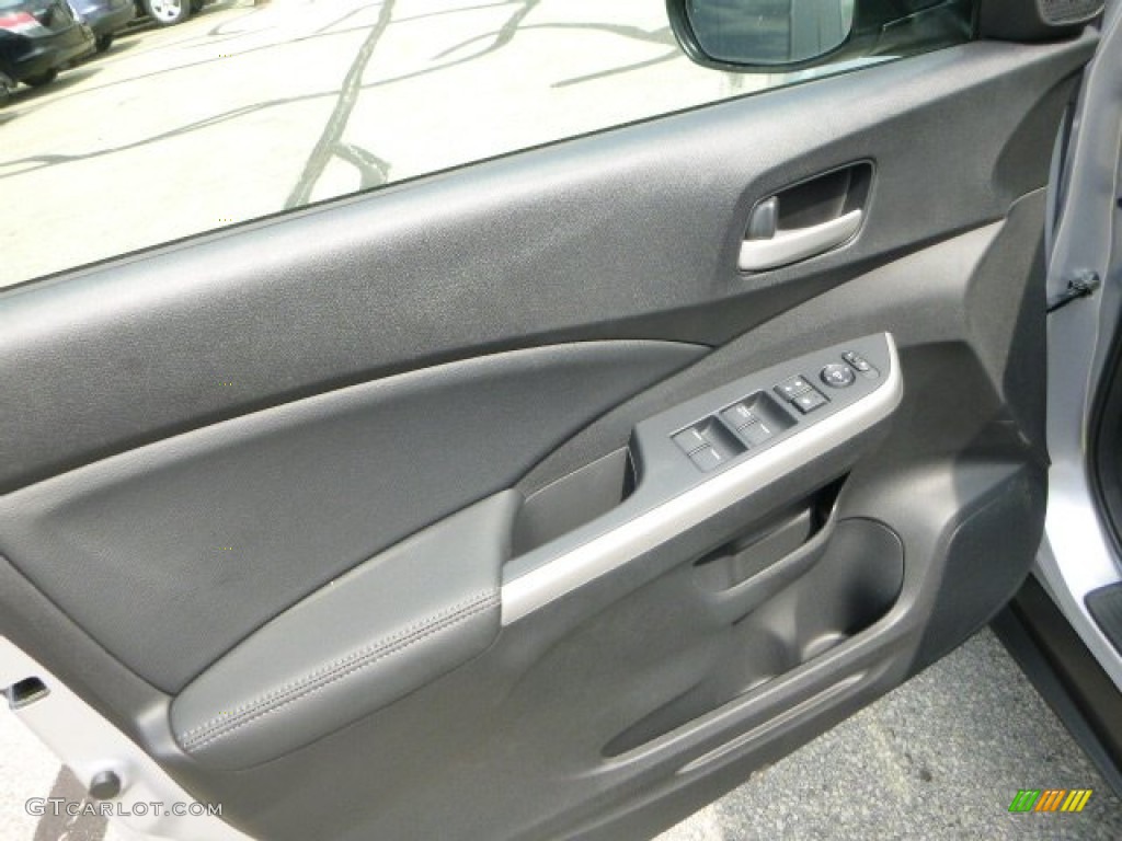 2013 CR-V EX-L AWD - Alabaster Silver Metallic / Black photo #14