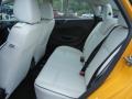 Arctic White Leather 2013 Ford Fiesta Titanium Sedan Interior Color