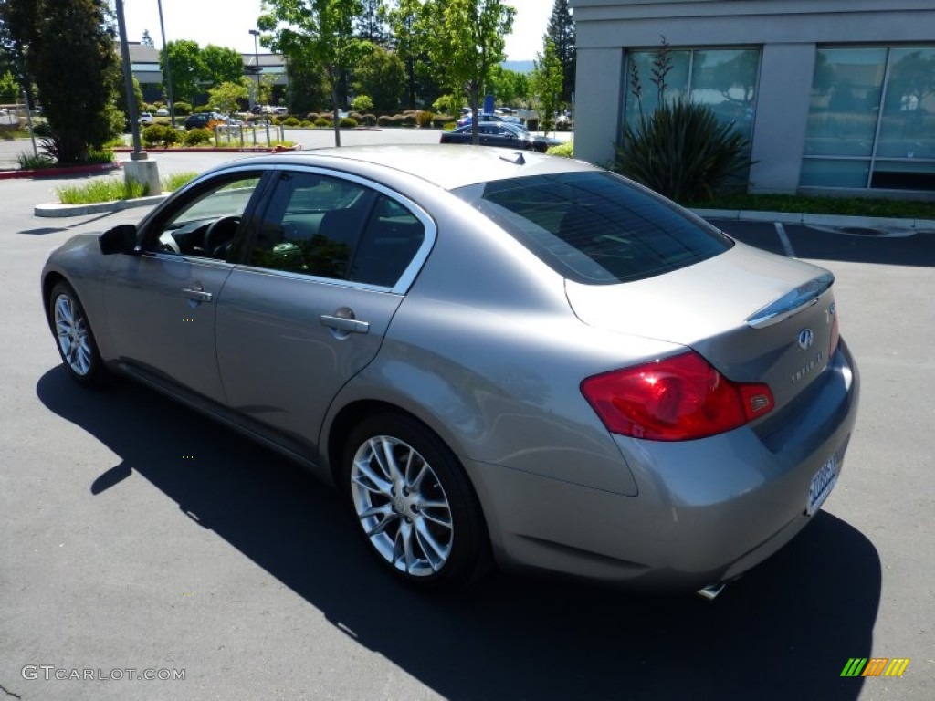 2007 G 35 Journey Sedan - Platinum Graphite Metallic / Graphite Black photo #4