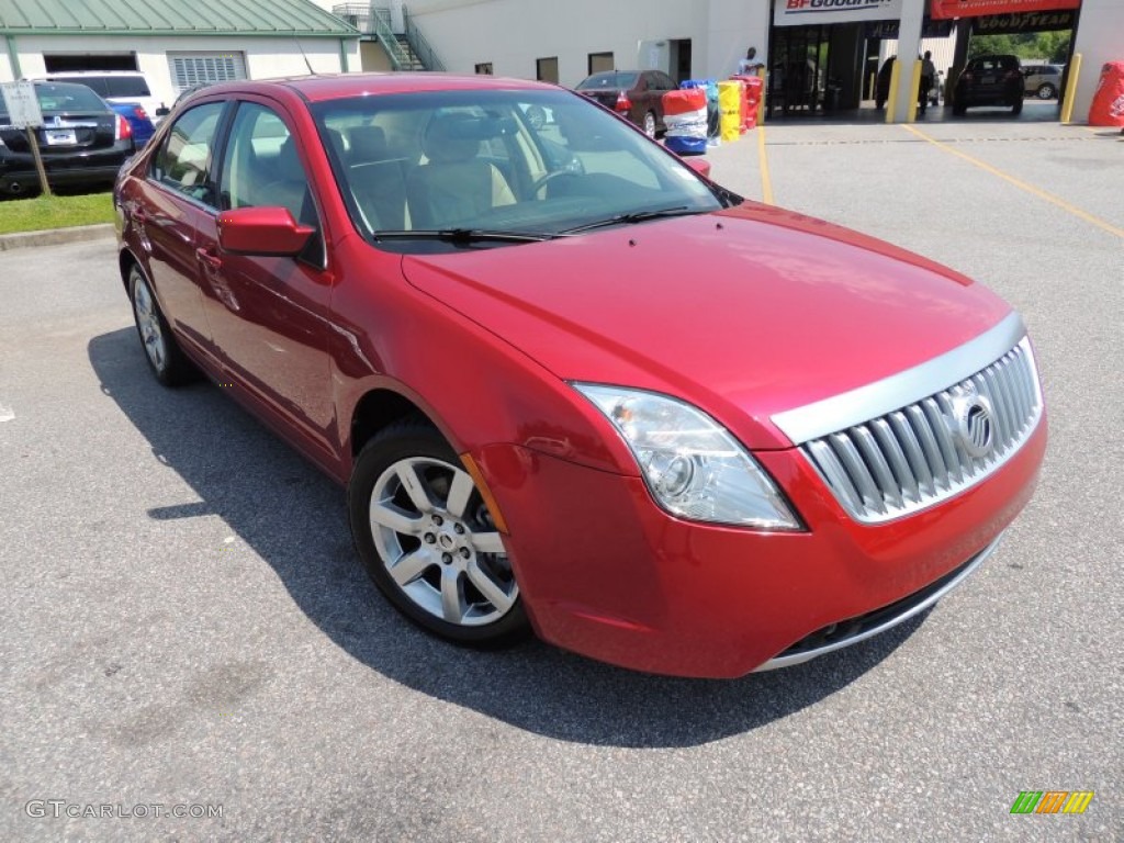 2010 Milan V6 Premier - Red Candy Metallic / Camel photo #1