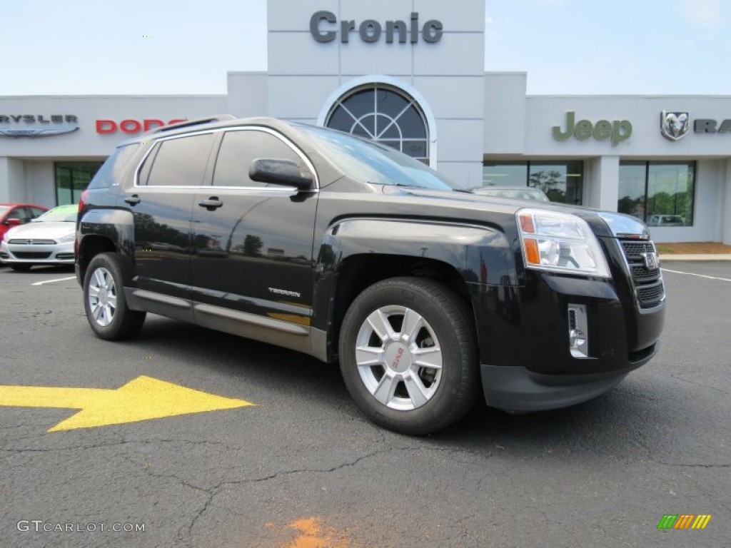 2011 Terrain SLE - Carbon Black Metallic / Jet Black photo #1