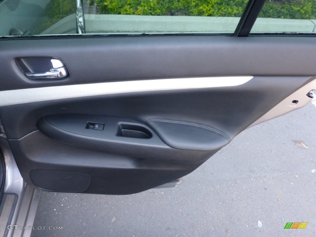 2007 G 35 Journey Sedan - Platinum Graphite Metallic / Graphite Black photo #19