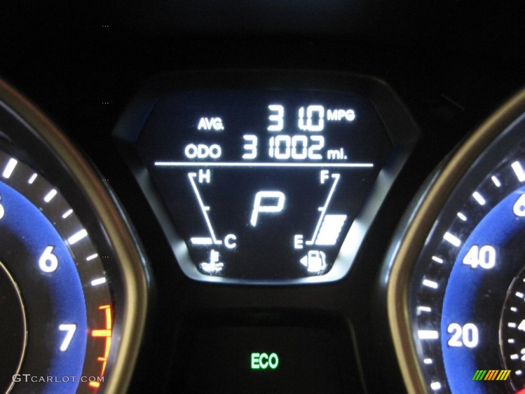 2012 Elantra GLS - Shimmering White / Beige photo #19