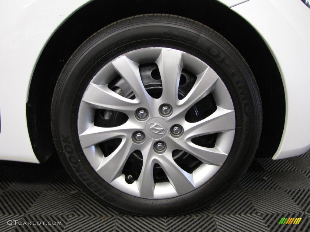 2012 Elantra GLS - Shimmering White / Beige photo #22
