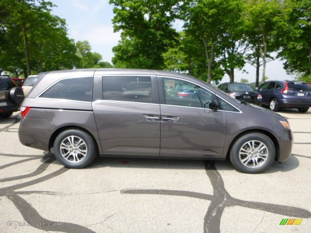Smokey Topaz Metallic 2013 Honda Odyssey EX-L Exterior Photo #81177657