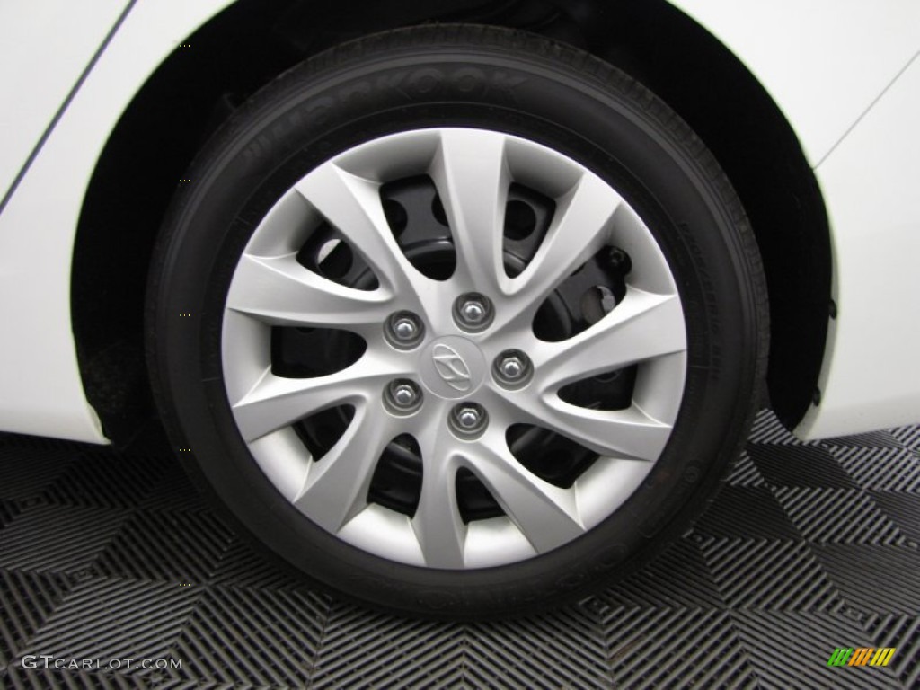 2012 Elantra GLS - Shimmering White / Beige photo #23