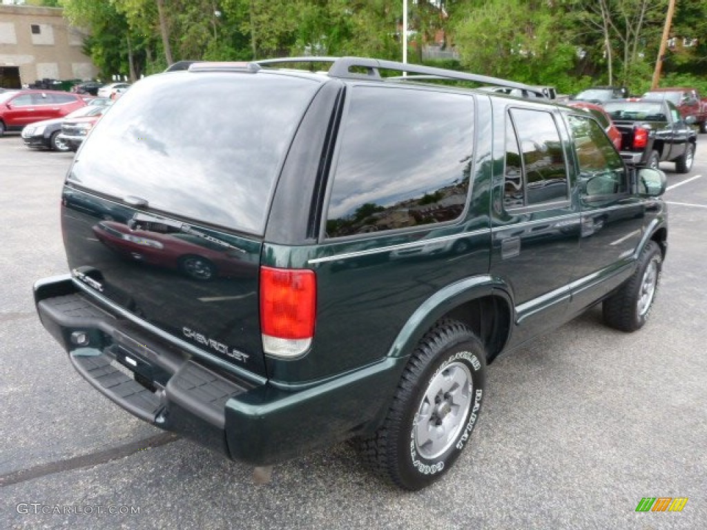 2003 Blazer LS 4x4 - Dark Green Metallic / Graphite photo #11