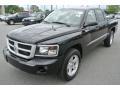 Brilliant Black Crystal Pearl 2009 Dodge Dakota Big Horn Crew Cab