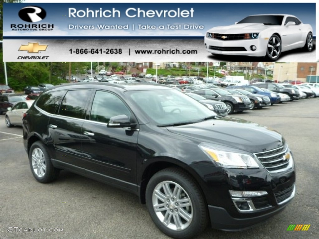 2013 Traverse LT AWD - Black Granite Metallic / Ebony photo #1