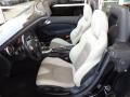 2010 Nissan 370Z Gray Leather Interior Front Seat Photo