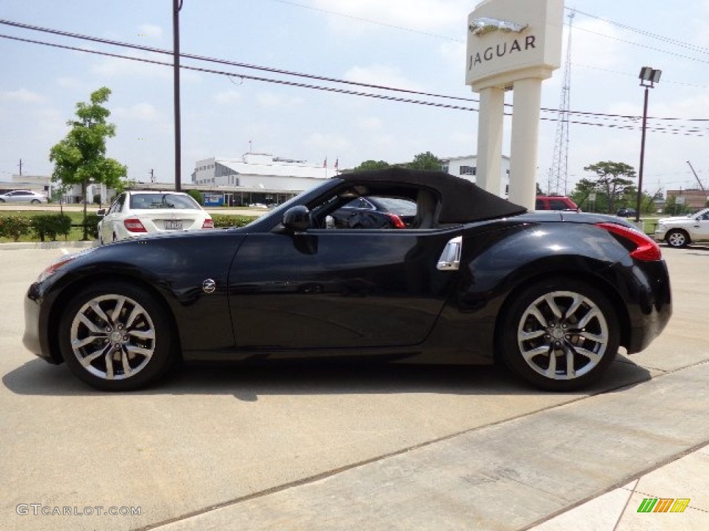 Magnetic Black 2010 Nissan 370Z Touring Roadster Exterior Photo #81179908