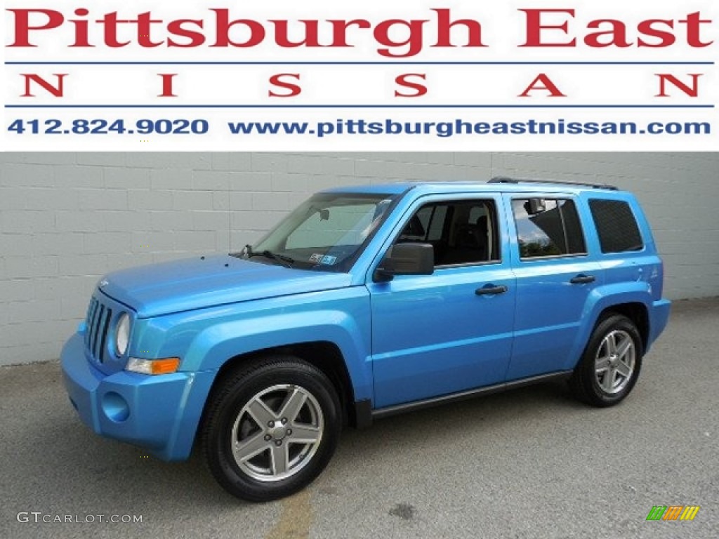 2008 Patriot Sport 4x4 - Surf Blue Pearl / Dark Slate Gray photo #1