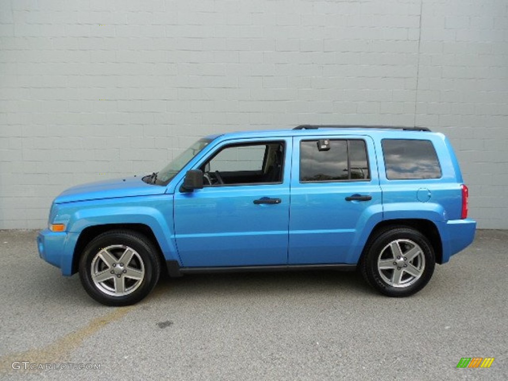 2008 Patriot Sport 4x4 - Surf Blue Pearl / Dark Slate Gray photo #2