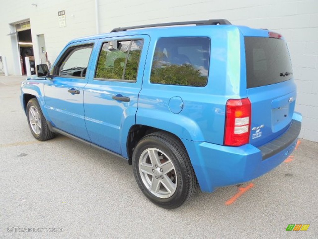 2008 Patriot Sport 4x4 - Surf Blue Pearl / Dark Slate Gray photo #3