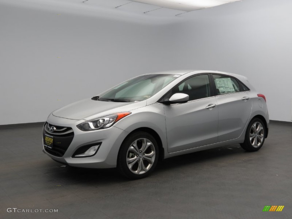 2013 Elantra GT - Silver / Black photo #1