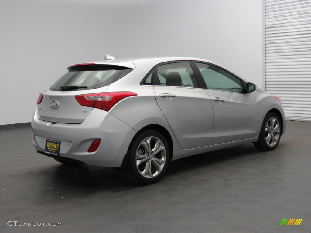 2013 Elantra GT - Silver / Black photo #2