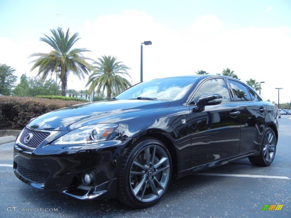 Obsidian Black 2012 Lexus IS 350 Exterior Photo #81181086