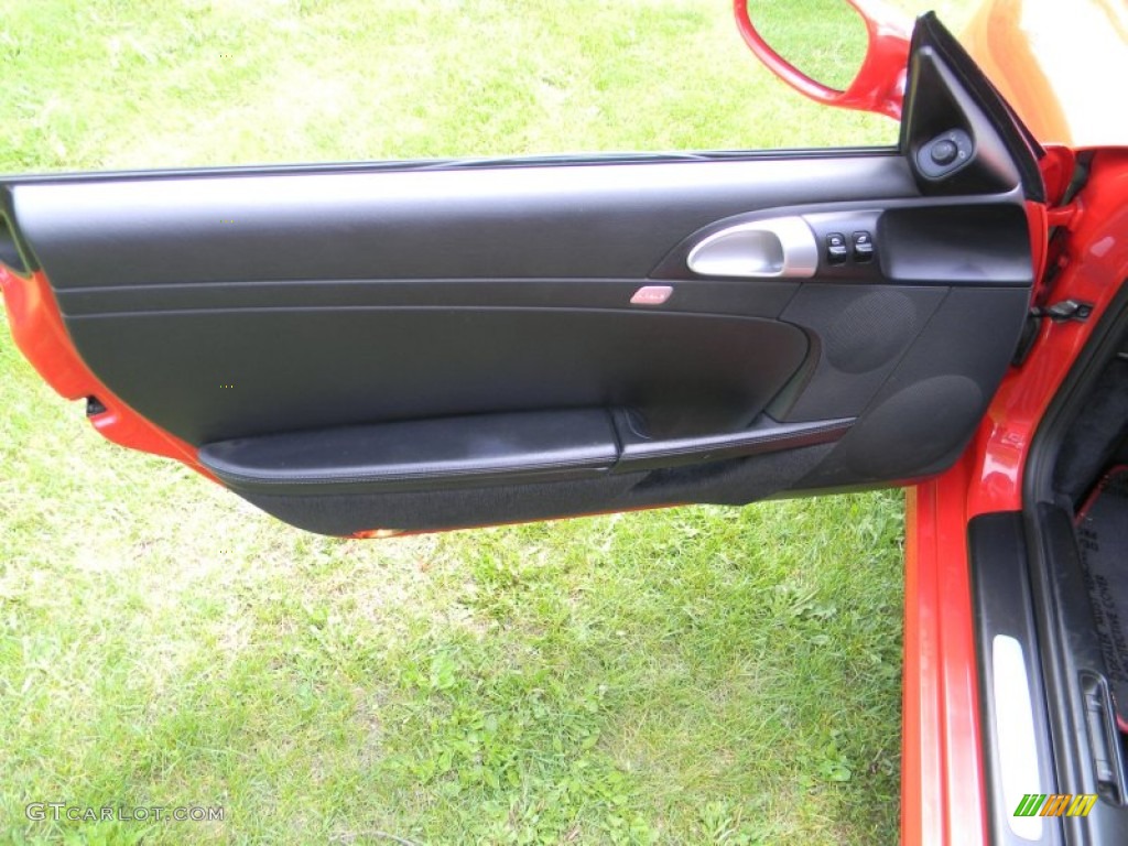 2006 Porsche Cayman S Black Door Panel Photo #81181330